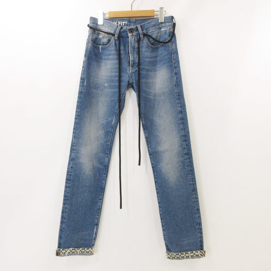 【中古】OFF-WHITE | オフホワイト デニムパンツ OMCE015F17149068 ブルー