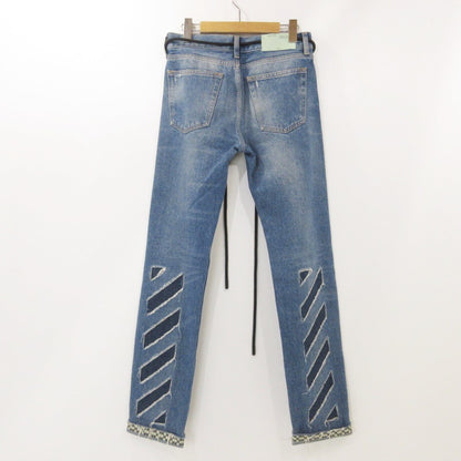 【中古】OFF-WHITE | オフホワイト デニムパンツ OMCE015F17149068 ブルー