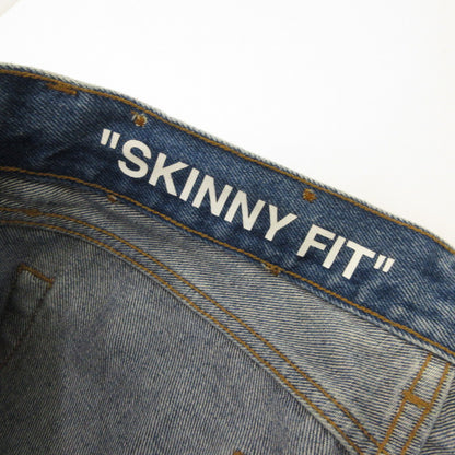 【中古】OFF-WHITE | オフホワイト デニムパンツ OMCE015F17149068 ブルー