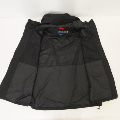 【中古】POLO RALPH LAUREN | ポロ・ラルフローレン WATER RESISTANT HOODED JACKET マウンテンパーカー ブラック サイズ：XL