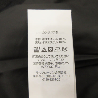 【中古】POLO RALPH LAUREN | ポロ・ラルフローレン WATER RESISTANT HOODED JACKET マウンテンパーカー ブラック サイズ：XL