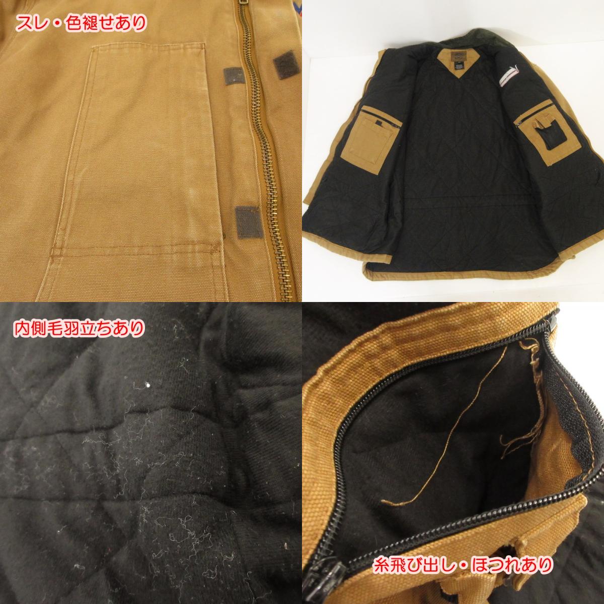 【中古】Dickies | ディッキーズ 企業刺繍ダックデトロイトジャケット その他アウター ブラウン サイズ：XXXL