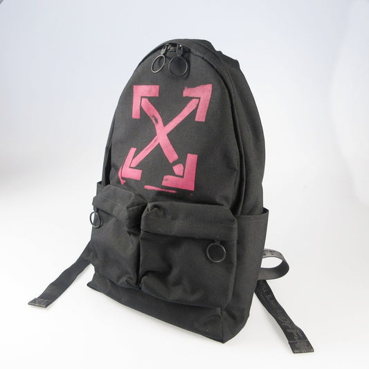 【中古】OFF-WHITE | オフホワイト ARROWS BACKPACK リュック・デイパック OMNB003R19C36024 ブラック