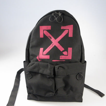 【中古】OFF-WHITE | オフホワイト ARROWS BACKPACK リュック・デイパック OMNB003R19C36024 ブラック