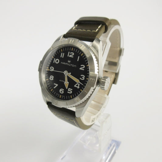 【中古】HAMILTON | ハミルトン カーキフィールド Expedition Auto 腕時計 H70225830 日差+12秒 シルバー