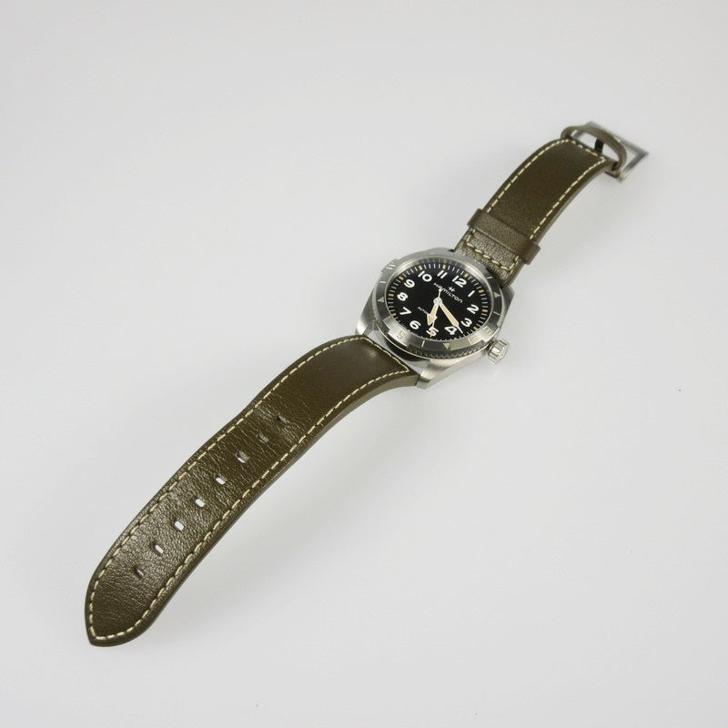 【中古】HAMILTON | ハミルトン カーキフィールド Expedition Auto 腕時計 H70225830 日差+12秒 シルバー