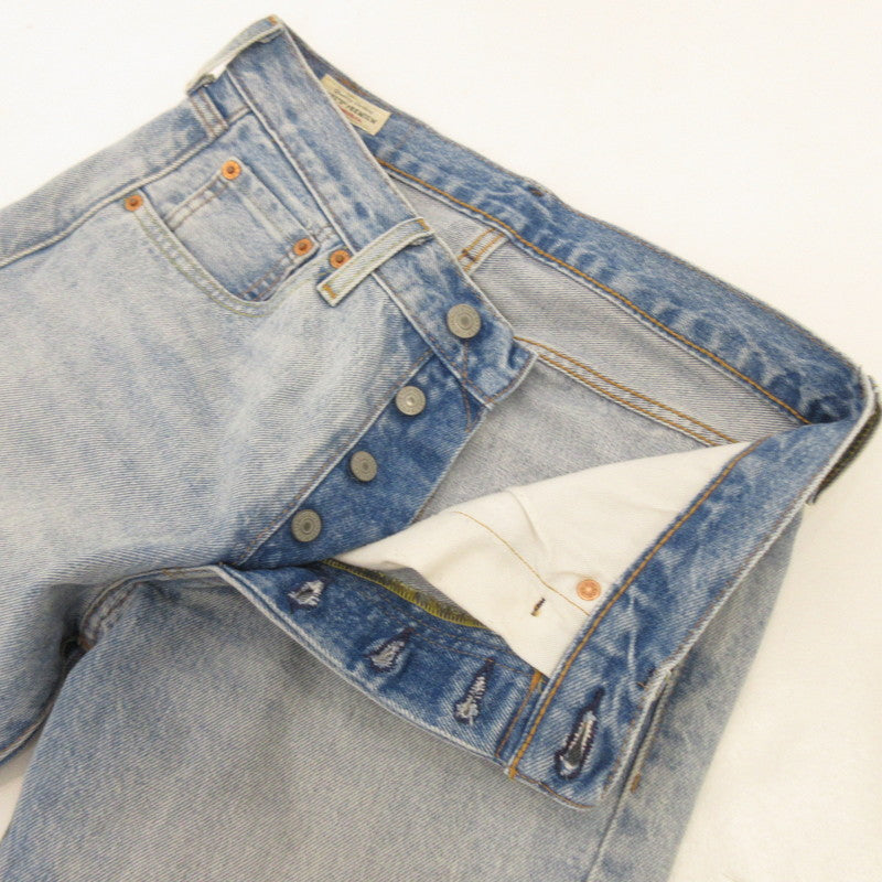 【中古】Levi's | リーバイス ORIGINAL Z1543 LIGHT INDIGO STONEWASH デニムパンツ 00501-3346 ビッグE ブルー サイズ：28