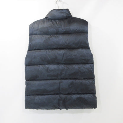 【中古】Pyrenex | ピレネックス CAMO BLUE PRINT ダウンベスト HUS012 ネイビー サイズ：M