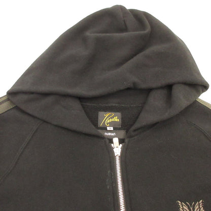 【中古】Needles | ニードルス ZIPPED TRACK HOODY - COTTON JERSEY (EXCLUSIVE) パーカー OT1586 ブラック サイズ：M