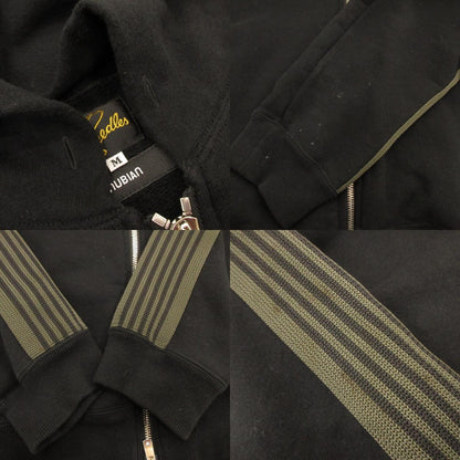 【中古】Needles | ニードルス ZIPPED TRACK HOODY - COTTON JERSEY (EXCLUSIVE) パーカー OT1586 ブラック サイズ：M