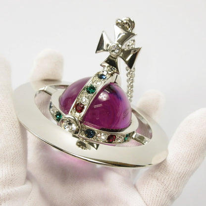 【中古】Vivienne Westwood | ヴィヴィアンウエストウッド NEWジャイアントオーブ ネックレス 63020342 ワールズエンド限定 シルバー