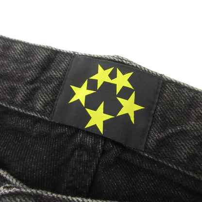 【中古】MAISON EMERALD | メゾンエメラルド LOOSE WASHED BLACK JEANS デニムパンツ ブラック サイズ：L