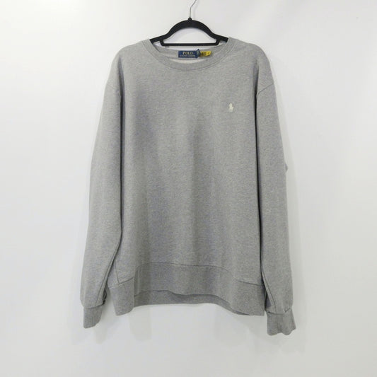 【中古】POLO RALPH LAUREN | ポロ・ラルフローレン ループバックテリースウェットシャツ スウェット グレー サイズ：XL