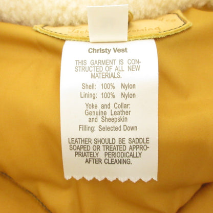 【中古】Rocky Mountain FeatherBed | ロッキーマウンテンフェザーベッド CHRISTY VEST ダウンベスト 450-502-02 ネイビー サイズ：36