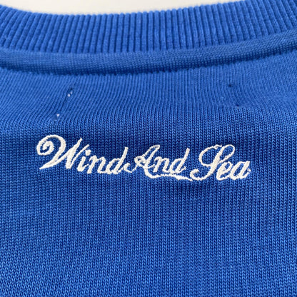 【中古】WIND AND SEA | ウィンダンシーウインダンシー WDS BIGGER S/S TEE 半袖Ｔシャツ WDS-CS-369 ブルー サイズ：L