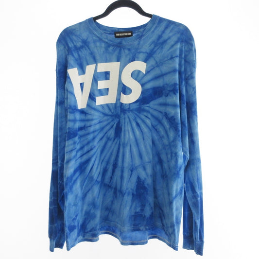 【中古】WIND AND SEA | ウィンダンシーウインダンシー TIE-DYE L/S T-shirt 長袖Ｔシャツ ブルー