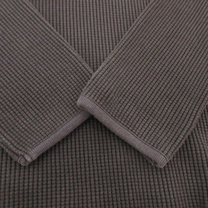 【中古】 WAFFLE CREW NECK 長袖Ｔシャツ ブラック サイズ：L