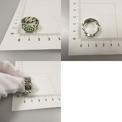 【中古】GUCCI | グッチ インターロッキングGエナメル リング・指輪 701612