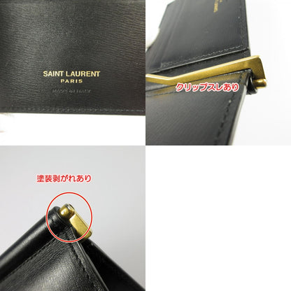 【中古】SAINT LAURENT | サンローラン ビルクリップウォレットタイニーカサンドラ 札入れ 607738