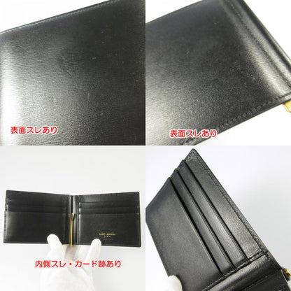 【中古】SAINT LAURENT | サンローラン ビルクリップウォレットタイニーカサンドラ 札入れ 607738