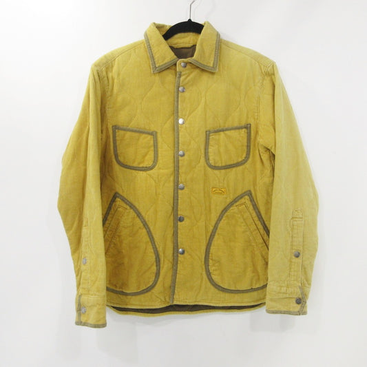 【中古】NATAL DESIGN | ネイタルデザイン QUILTED JACKET CORD その他アウター イエロー サイズ：S