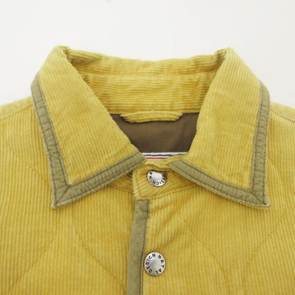 【中古】NATAL DESIGN | ネイタルデザイン QUILTED JACKET CORD その他アウター イエロー サイズ：S
