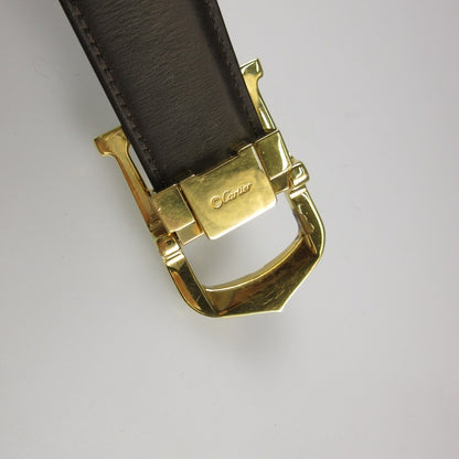 【中古】CARTIER | カルティエ アルディロン ロング2Cバックル ベルト