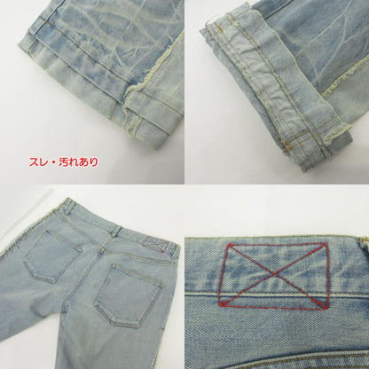 【中古】 DB FLARE JEANS デニムパンツ ブルー サイズ：34