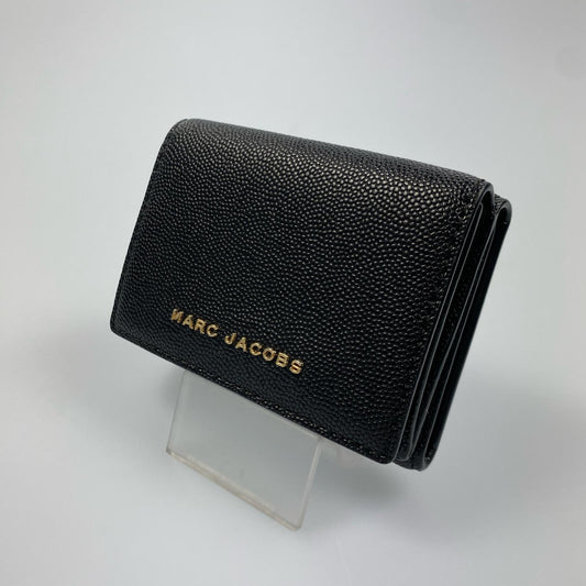 【中古】MARC JACOBS | マークジェイコブス MEDIUM TRIFOLD 三つ折り財布 S116M06SP21 ブラック