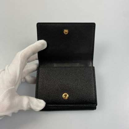 【中古】MARC JACOBS | マークジェイコブス MEDIUM TRIFOLD 三つ折り財布 S116M06SP21 ブラック