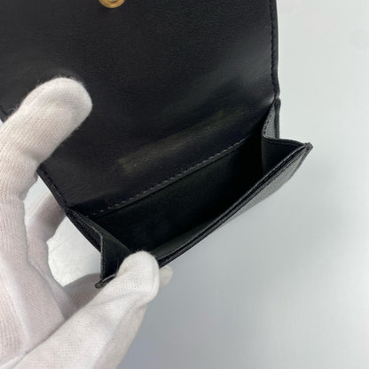 【中古】MARC JACOBS | マークジェイコブス MEDIUM TRIFOLD 三つ折り財布 S116M06SP21 ブラック