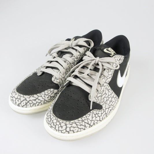 【中古】NIKE | ナイキ AIR JORDAN 1 RETRO LOW OG BLACK ELEPHANT スニーカー CZ0790-001 グレー 28cm