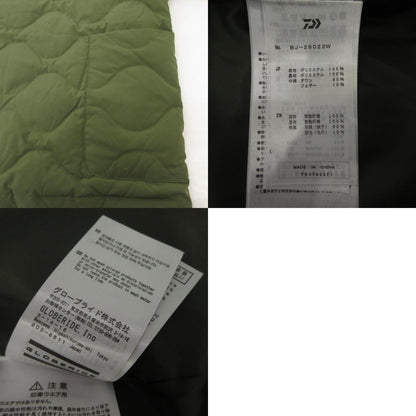 【中古】DAIWA PIER39 | ダイワピア TECH QUILT DOWN LINER CARDIGAN ダウンジャケット BJ-26022W オリーブ サイズ：S