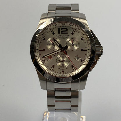 【中古】LONGINES | ロンジン コンクエスト 腕時計 L3.800.4.76.6 シルバー