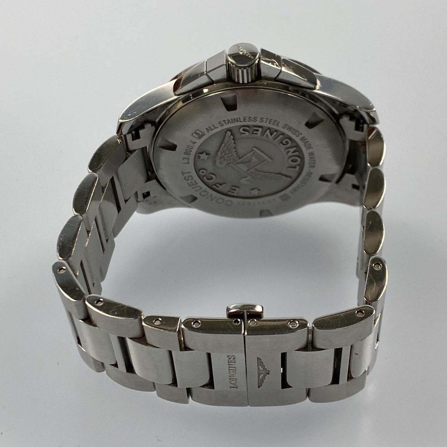 【中古】LONGINES | ロンジン コンクエスト 腕時計 L3.800.4.76.6 シルバー