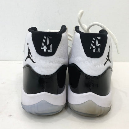 【中古】NIKE | ナイキ AIR JORDAN 11 RETRO スニーカー 378037-100 ホワイト 28.5cm