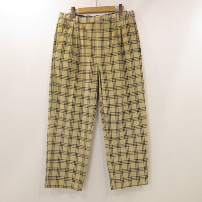 【中古】430 - FOURTHIRTY - | フォーサーティー BT-L CORD CHECK CHINO パンツ 23-167 ベージュ サイズ：2