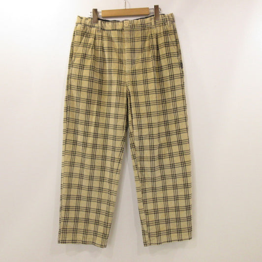 【中古】430 - FOURTHIRTY - | フォーサーティー BT-L CORD CHECK CHINO パンツ 23-167 ベージュ サイズ：2