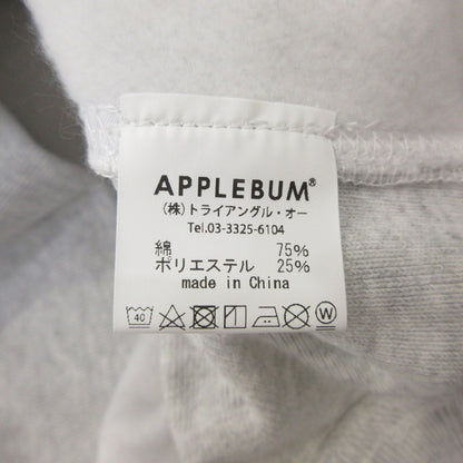 【中古】APPLE BUM | アップルバム CRSB WORM SWEAT PARKA パーカー GT2320401 グレー サイズ：XL