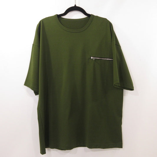 【中古】RESOUND CLOTHING | リサウンドクロージング FASTENER POCKET LOOSE TEE 半袖Ｔシャツ RC24-T-007 カーキ サイズ：2