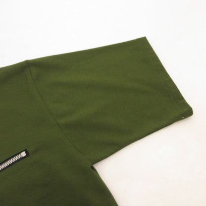 【中古】RESOUND CLOTHING | リサウンドクロージング FASTENER POCKET LOOSE TEE 半袖Ｔシャツ RC24-T-007 カーキ サイズ：2