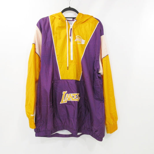 【中古】MITCHELL&NESS | ミッシェルアンドネスミッチェルアンドネス LOS ANGELES LAKERS その他アウター 0JP01038-LAL イエロー サイズ：XL