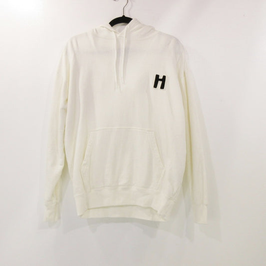【中古】HOLLYWOOD RANCH MARKET | ハリウッドランチマーケット レイジーHワッペンスウェットフーディ パーカー ホワイト サイズ：S