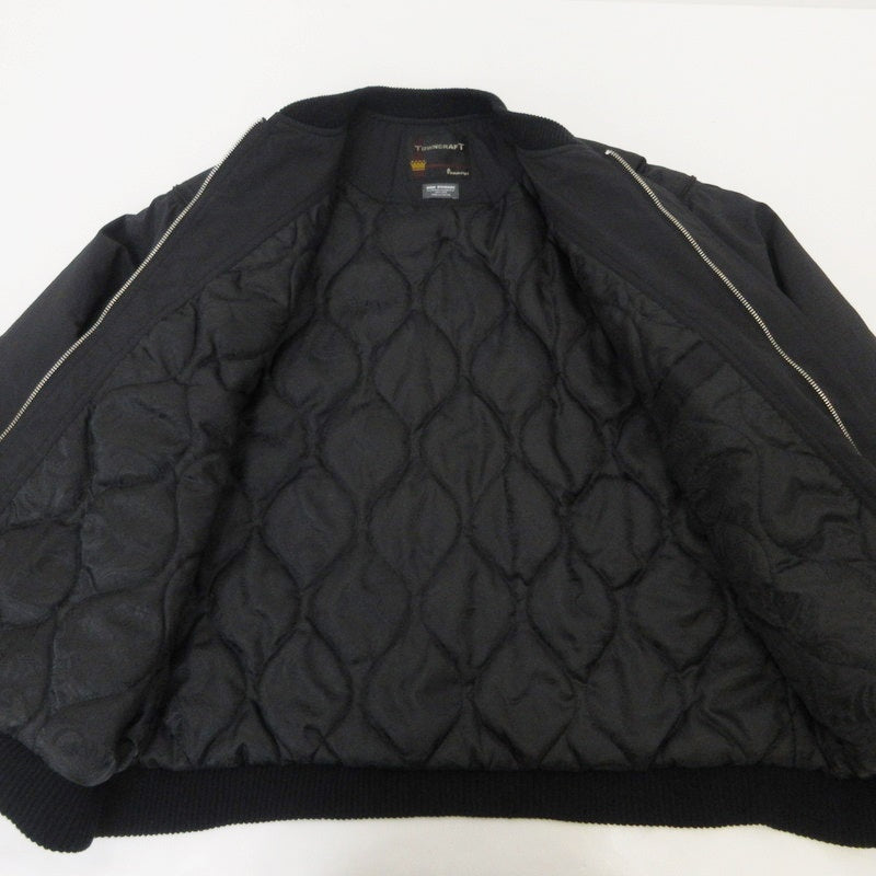 【中古】HIGH!STANDARD(聖林公司 | ハイスタンダード オーバーサイズダービージャケット ブルゾン 2023A/W ブラック サイズ：M