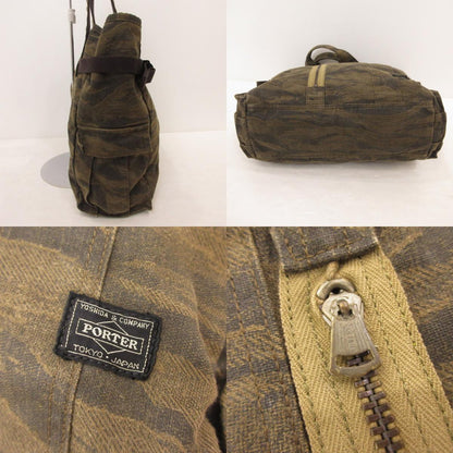 【中古】PORTER | ポーター GREEN EYE トートバッグ 558-07677 70th カモ