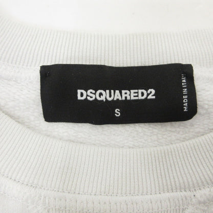 【中古】DSQUARED2 | ディースクエアード Icon Splatter Sweat スウェット S79GU0073 ホワイト サイズ：S
