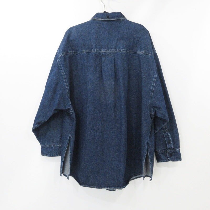 【中古】WILLY CHAVARRIA(LANTIKIコーナー) | ウィリーチャバリア BIG DADDY BUTTON DOWN DENIM 長袖シャツ ネイビー サイズ：S
