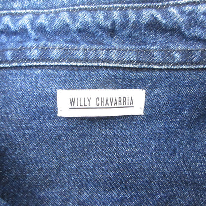 【中古】WILLY CHAVARRIA(LANTIKIコーナー) | ウィリーチャバリア BIG DADDY BUTTON DOWN DENIM 長袖シャツ ネイビー サイズ：S