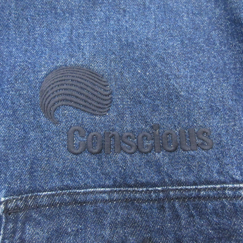 【中古】WILLY CHAVARRIA(LANTIKIコーナー) | ウィリーチャバリア BIG DADDY BUTTON DOWN DENIM 長袖シャツ ネイビー サイズ：S