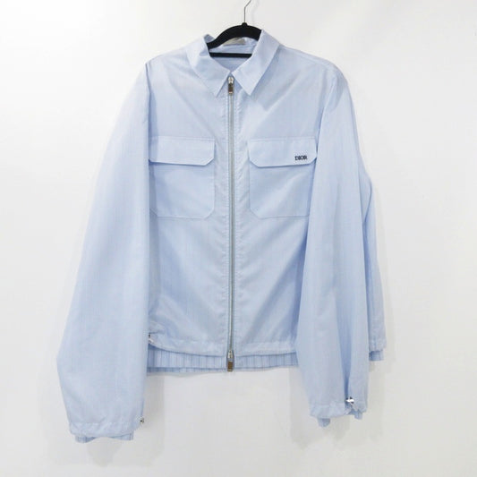 【中古】Dior | ディオール ブルゾン 193C536D847B ライトブルー サイズ：44